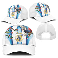 Argentina Football Baseball Net Cap Blokecore-La Albiceleste with Japanese Culture Embroidery Effect