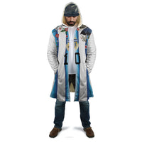 Custom Argentina Football Cloak Blokecore-La Albiceleste with Japanese Culture Embroidery Effect
