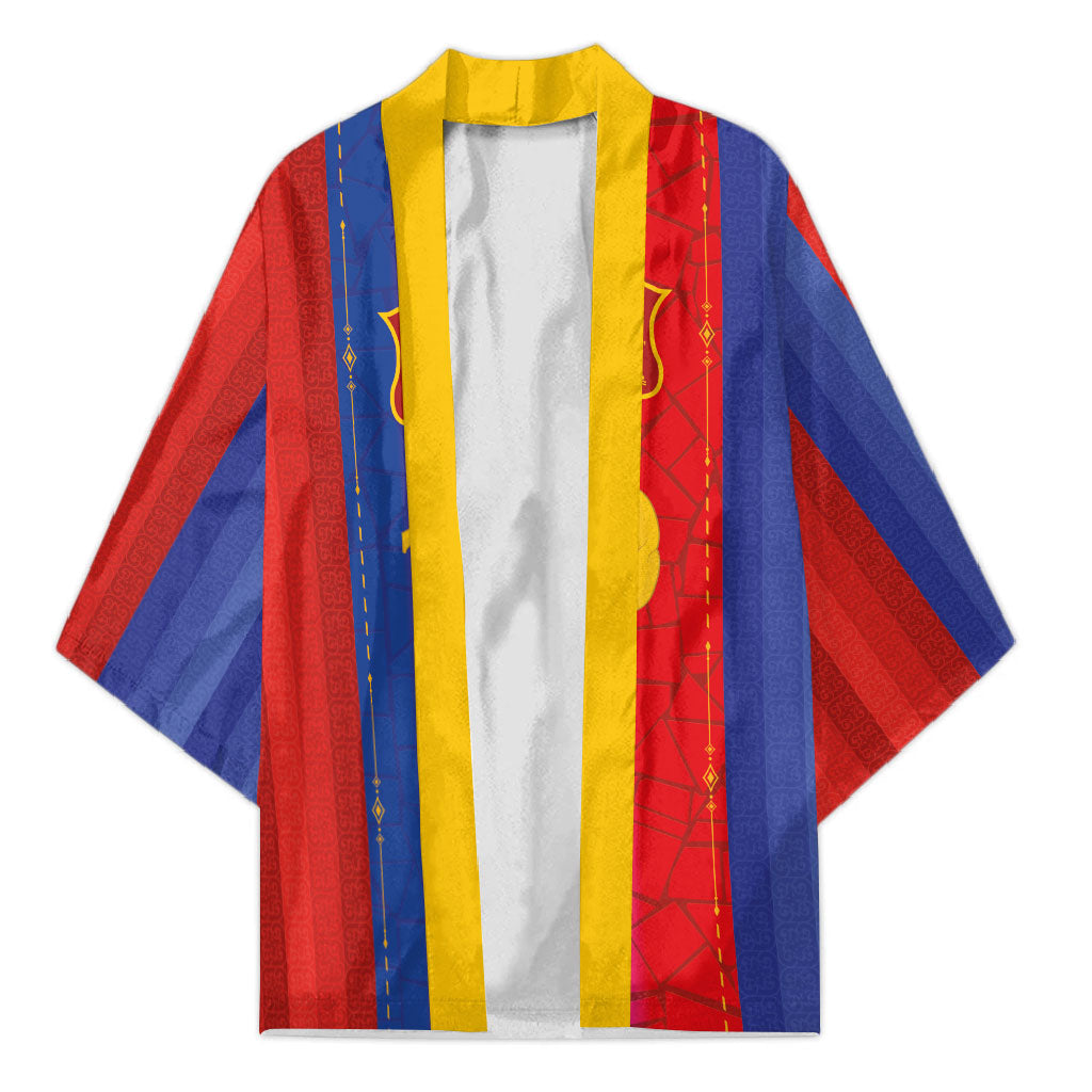 Custom Spain Football Kimono Blaugrana Mosaic-Inspired Barcelona Architecture