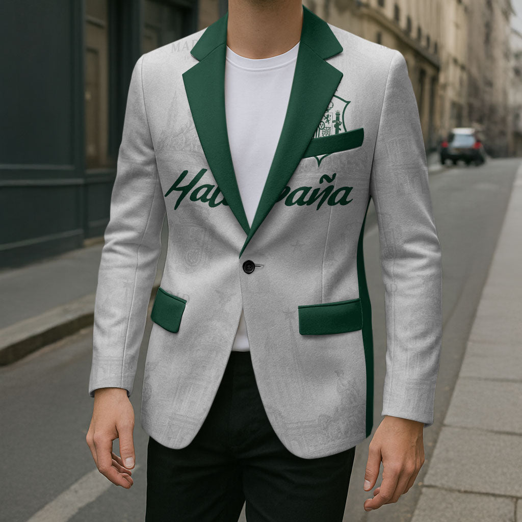 Custom Spain Football Blazer Royal Madrid-Hala Espana