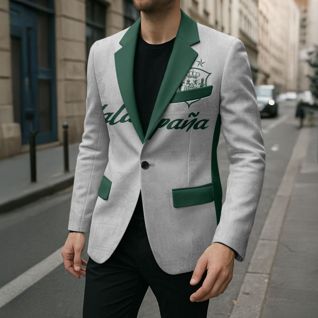 Custom Spain Football Blazer Royal Madrid-Hala Espana
