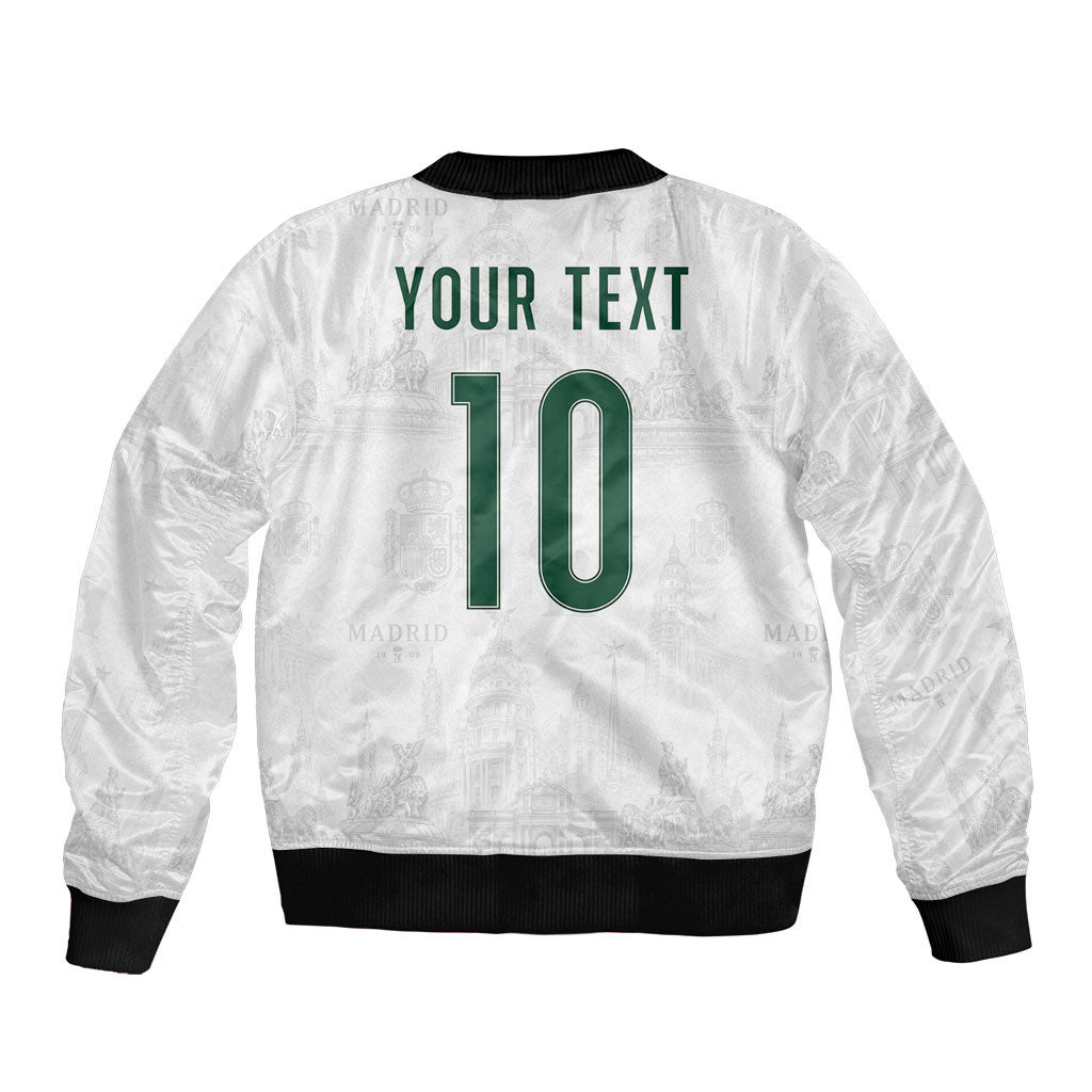 Custom Spain Football Bomber Jacket Royal Madrid-Hala Espana