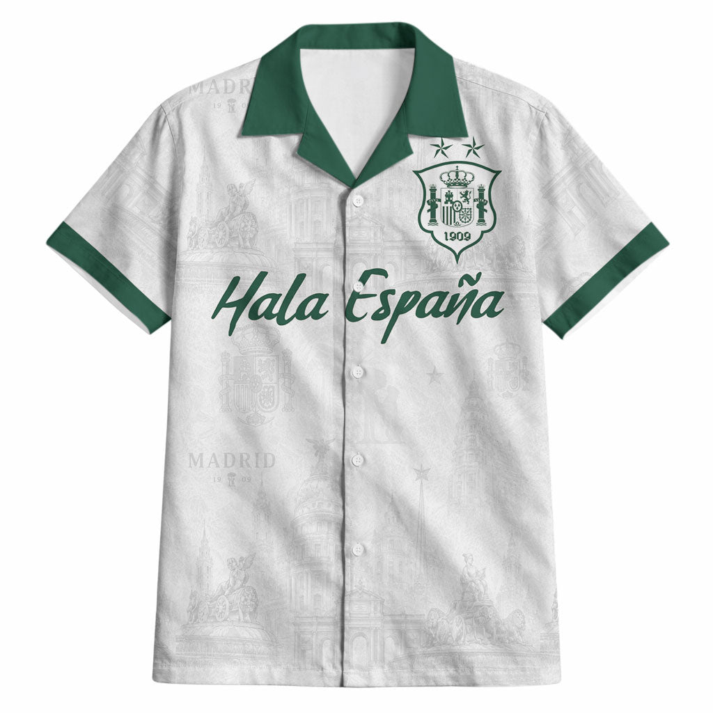 Custom Spain Football Hawaiian Shirt Royal Madrid-Hala Espana