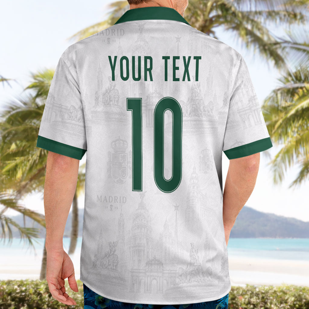 Custom Spain Football Hawaiian Shirt Royal Madrid-Hala Espana