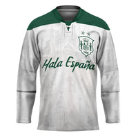 Custom Spain Football Hockey Jersey Royal Madrid-Hala Espana