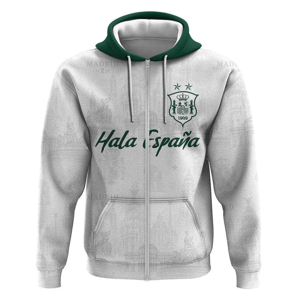 Custom Spain Football Hoodie Royal Madrid-Hala Espana