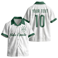 Custom Spain Football Kid Hawaiian Shirt Royal Madrid-Hala Espana