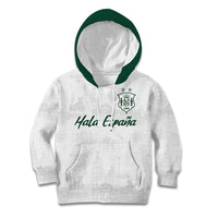 Custom Spain Football Kid Hoodie Royal Madrid-Hala Espana