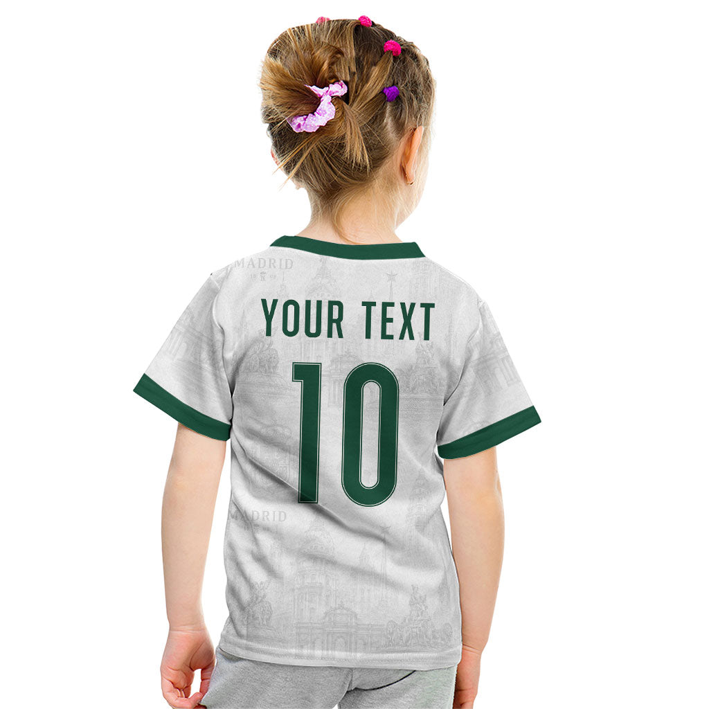 Custom Spain Football Kid T Shirt Royal Madrid-Hala Espana