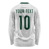 Custom Spain Football Long Sleeve Shirt Royal Madrid-Hala Espana