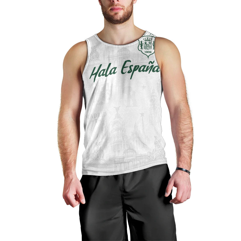 Custom Spain Football Men Tank Top Royal Madrid-Hala Espana