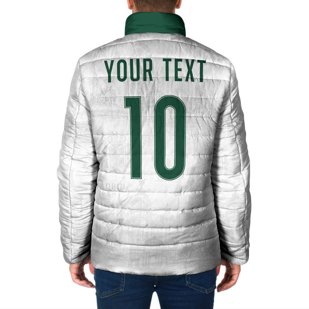 Custom Spain Football Padded Jacket Royal Madrid-Hala Espana