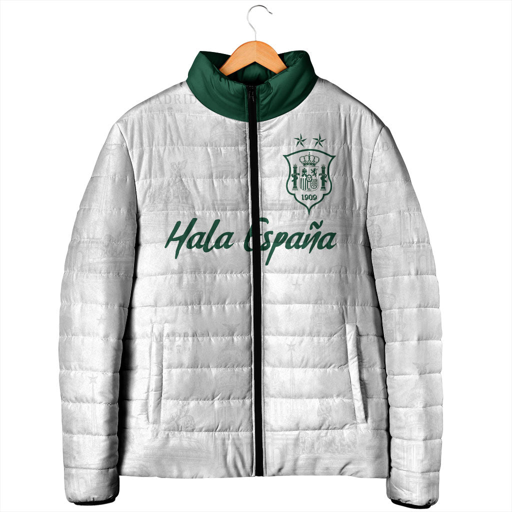 Custom Spain Football Padded Jacket Royal Madrid-Hala Espana
