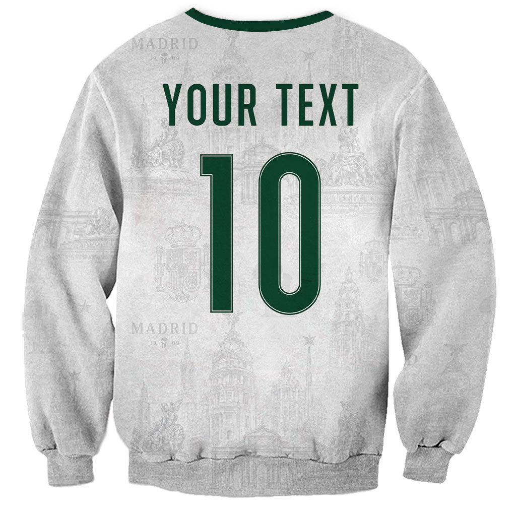 Custom Spain Football Sweatshirt Royal Madrid-Hala Espana