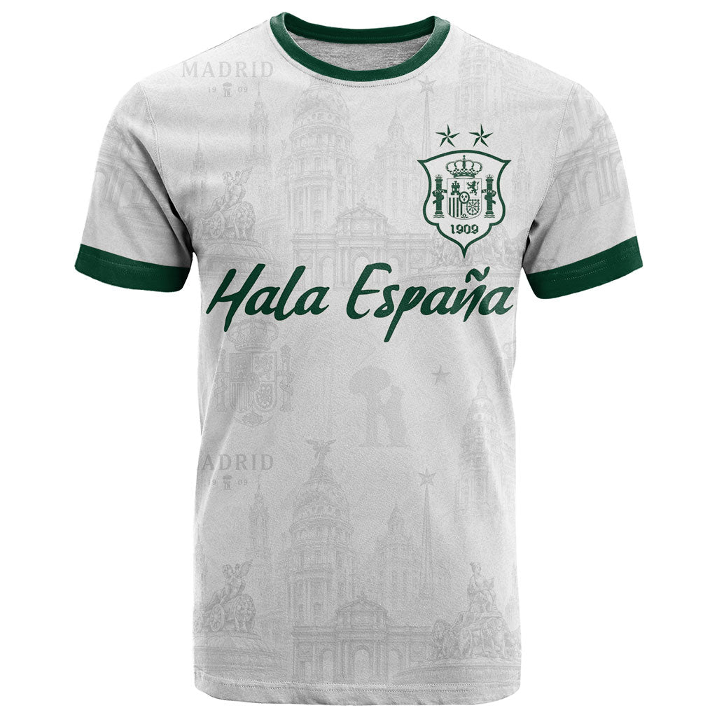 Custom Spain Football T Shirt Royal Madrid-Hala Espana