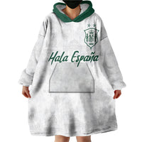 Custom Spain Football Wearable Blanket Hoodie Royal Madrid-Hala Espana
