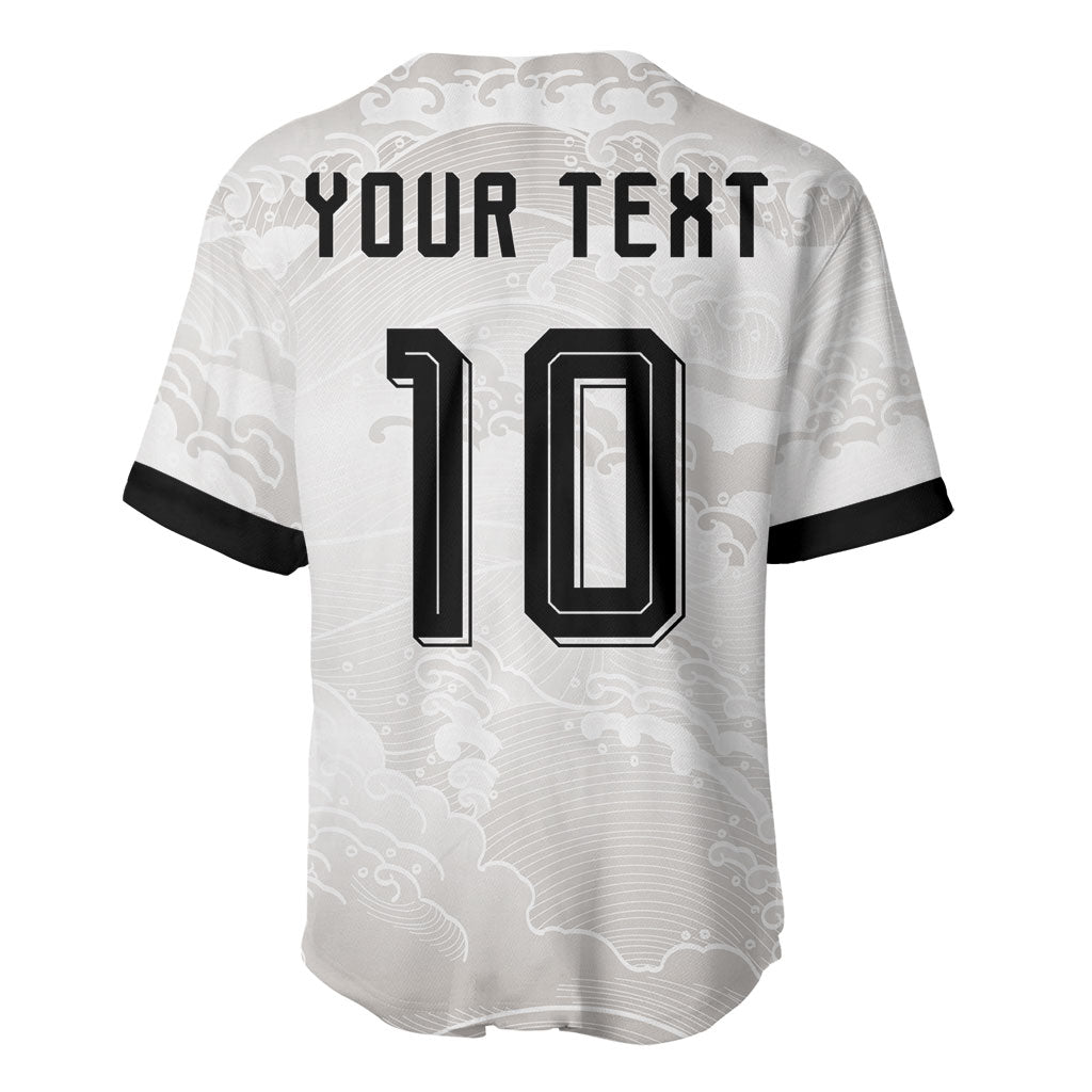 Custom Japan Football Baseball Jersey Traditional Japanese Waves Rainbow Sashiko Effect