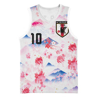 Custom Japan Football Basketball Jersey Cherry Blossom Mount Fuji Asian Dragon Graphic