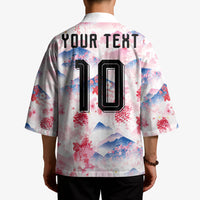 Custom Japan Football Kimono Cherry Blossom Mount Fuji Asian Dragon Graphic