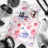 Custom Japan Football Men Tank Top Cherry Blossom Mount Fuji Asian Dragon Graphic