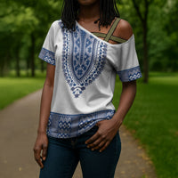 Cape Verde Cross Shoulder Shirt Pano di Terra Dashiki Style