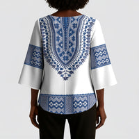 Cape Verde Kimono Sleeve Blouse Pano di Terra Dashiki Style