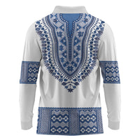 Cape Verde Long Sleeve Polo Shirt Pano di Terra Dashiki Style
