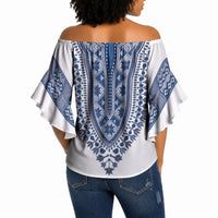 Cape Verde Off Shoulder Wrap Waist Top Pano di Terra Dashiki Style