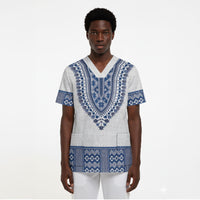 Cape Verde Scrub Top Pano di Terra Dashiki Style