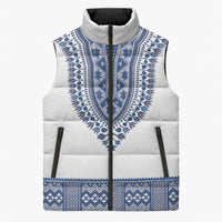 Cape Verde Sleeveless Puffer Jacket Pano di Terra Dashiki Style