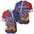 Personalised Croatia Independence Day Baseball Jersey Sretan Dan nezavisnosti With Kuna Zlatica and Perunika - Wonder Print Shop