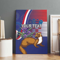 Personalised Croatia Independence Day Canvas Wall Art Sretan Dan nezavisnosti With Kuna Zlatica and Perunika - Wonder Print Shop