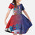 Personalised Croatia Independence Day Family Matching Off The Shoulder Long Sleeve Dress and Hawaiian Shirt Sretan Dan nezavisnosti With Kuna Zlatica and Perunika - Wonder Print Shop