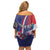 Personalised Croatia Independence Day Family Matching Off Shoulder Short Dress and Hawaiian Shirt Sretan Dan nezavisnosti With Kuna Zlatica and Perunika - Wonder Print Shop