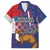 Personalised Croatia Independence Day Family Matching Short Sleeve Bodycon Dress and Hawaiian Shirt Sretan Dan nezavisnosti With Kuna Zlatica and Perunika - Wonder Print Shop