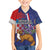 Personalised Croatia Independence Day Family Matching Short Sleeve Bodycon Dress and Hawaiian Shirt Sretan Dan nezavisnosti With Kuna Zlatica and Perunika - Wonder Print Shop