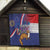 Personalised Croatia Independence Day Quilt Sretan Dan nezavisnosti With Kuna Zlatica and Perunika - Wonder Print Shop
