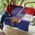 Personalised Croatia Independence Day Quilt Sretan Dan nezavisnosti With Kuna Zlatica and Perunika - Wonder Print Shop