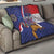 Personalised Croatia Independence Day Quilt Sretan Dan nezavisnosti With Kuna Zlatica and Perunika - Wonder Print Shop