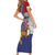 Personalised Croatia Independence Day Short Sleeve Bodycon Dress Sretan Dan nezavisnosti With Kuna Zlatica and Perunika - Wonder Print Shop
