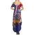 Personalised Croatia Independence Day Summer Maxi Dress Sretan Dan nezavisnosti With Kuna Zlatica and Perunika - Wonder Print Shop