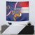 Personalised Croatia Independence Day Tapestry Sretan Dan nezavisnosti With Kuna Zlatica and Perunika - Wonder Print Shop