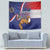 Personalised Croatia Independence Day Tapestry Sretan Dan nezavisnosti With Kuna Zlatica and Perunika - Wonder Print Shop