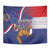 Personalised Croatia Independence Day Tapestry Sretan Dan nezavisnosti With Kuna Zlatica and Perunika - Wonder Print Shop