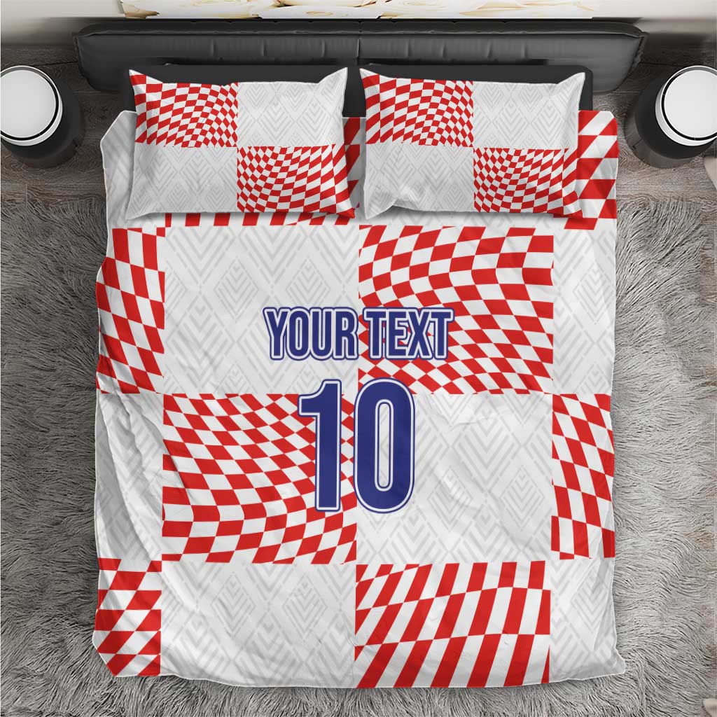 Custom Croatia Football Champion 2024 Bedding Set - Wonder Print Shop