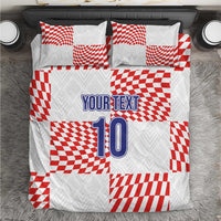 Custom Croatia Football Champion 2024 Bedding Set - Wonder Print Shop