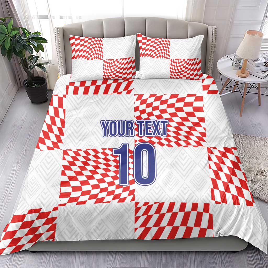 Custom Croatia Football Champion 2024 Bedding Set - Wonder Print Shop