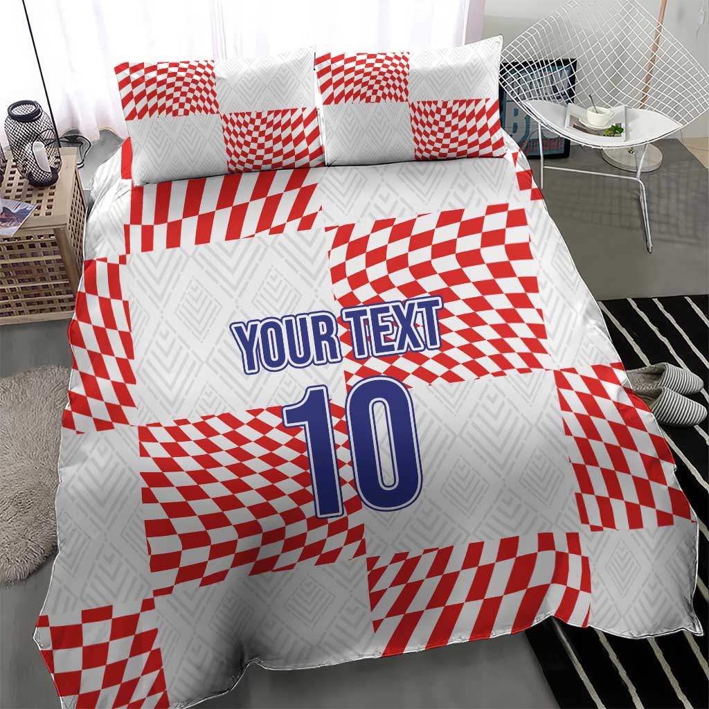 Custom Croatia Football Champion 2024 Bedding Set - Wonder Print Shop
