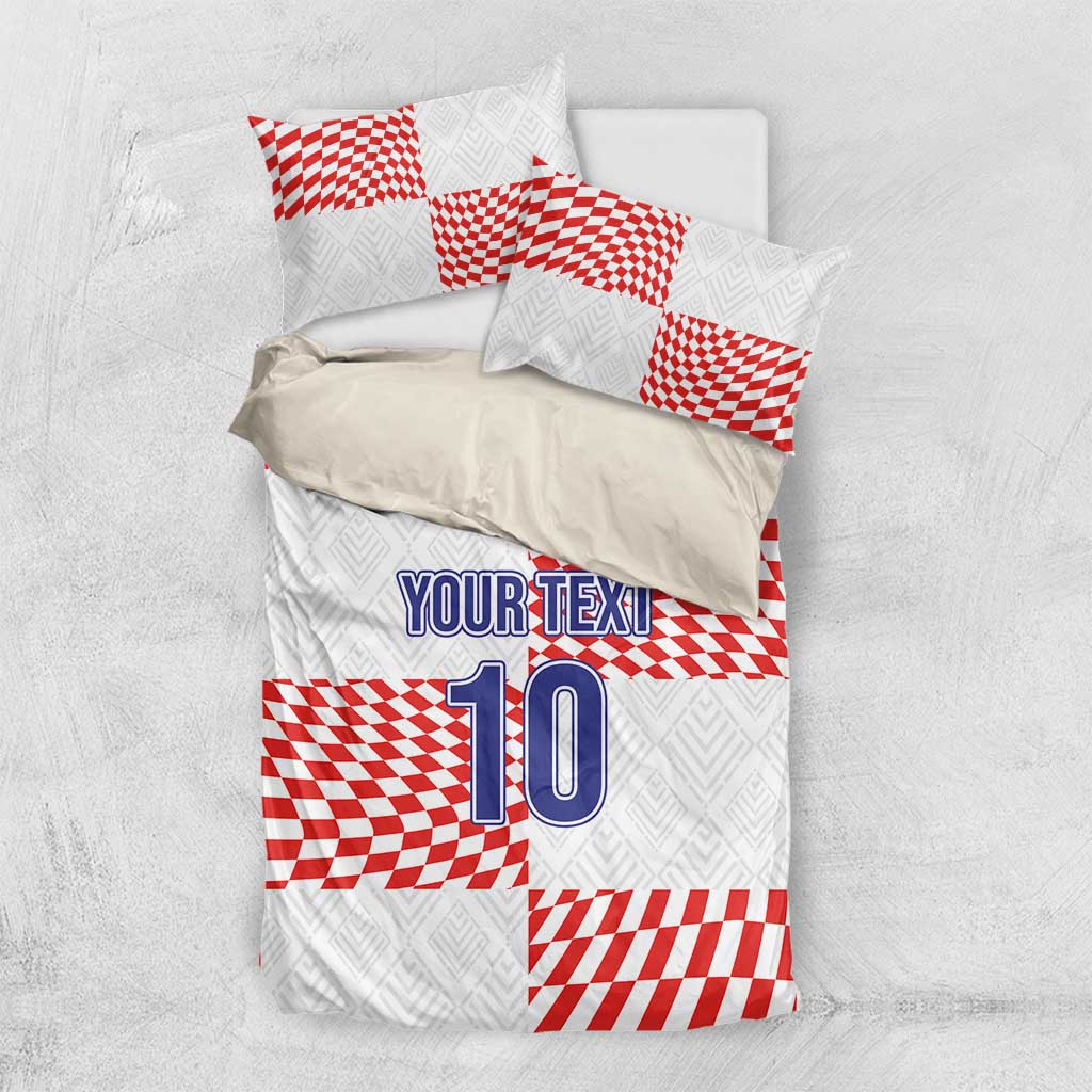 Custom Croatia Football Champion 2024 Bedding Set - Wonder Print Shop