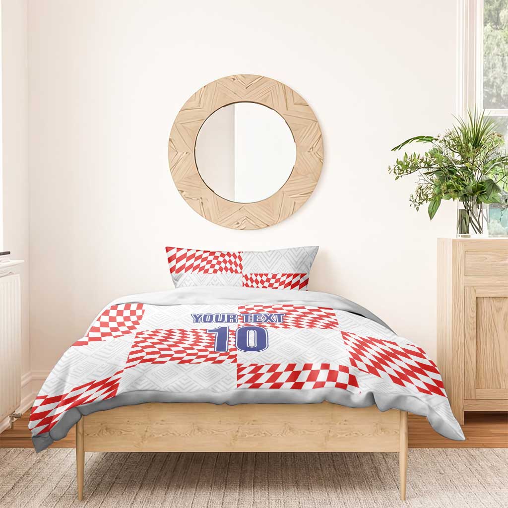 Custom Croatia Football Champion 2024 Bedding Set - Wonder Print Shop